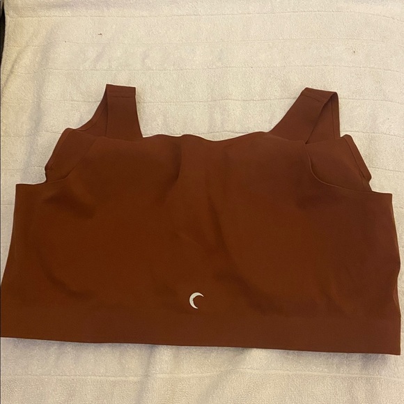 ZYIA Chocolate Zip-Front Sports Bra - Picture 3 of 8